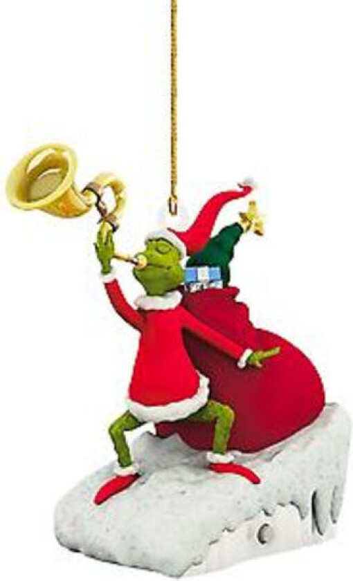 |NN| God Jul Grinchen Ornament Juletre Hengende Dekor Figur Anheng (E)