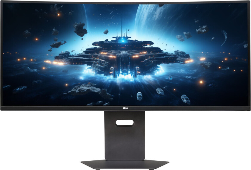 34G600A-B Gaming PC Skjerm - 34" WQHD, 3440x1440, 160Hz, AMD FreeSync Premium, HDR10 - Svart