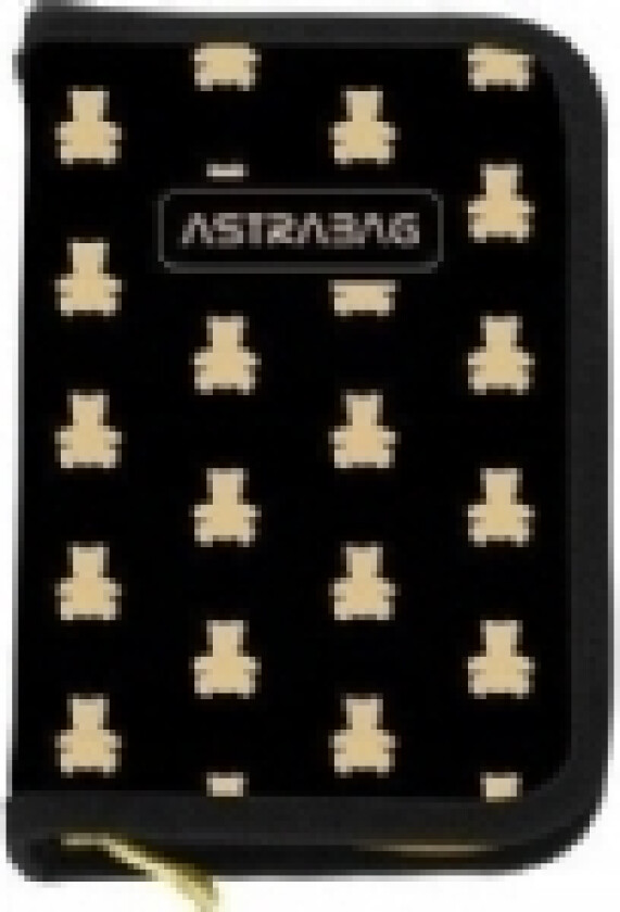 pennal Enkelt pennal med dobbel klaff uten tilbehør bag Golden Teddy AC1 |