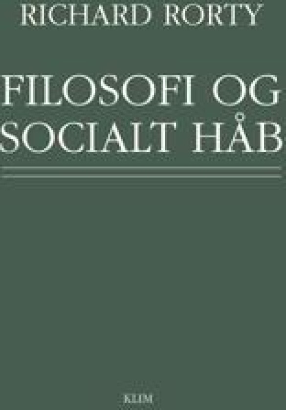 Filosofi og socialt håb