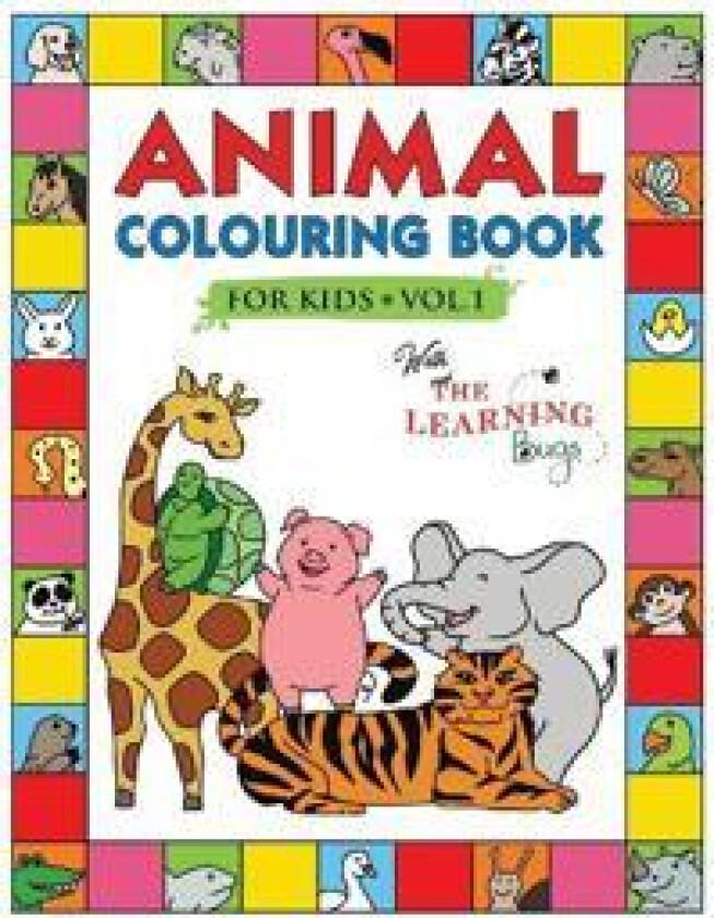 Animal Colouring Book for Kids with The Learning Bugs Vol.1