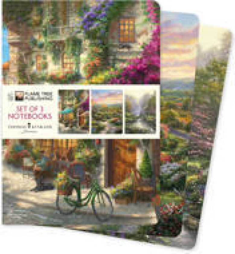 Thomas Kinkade Set of 3 Standard Notebooks