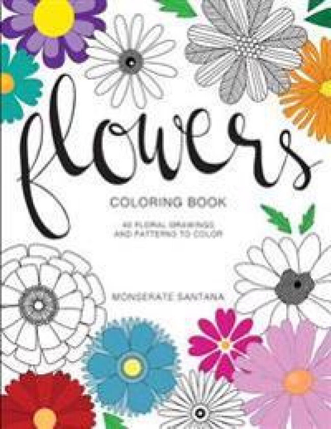 Flowers: Coloring Book