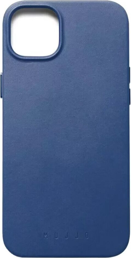 iPhone 14 Plus Leather Deksel - MagSafe Kompatibel - Blå