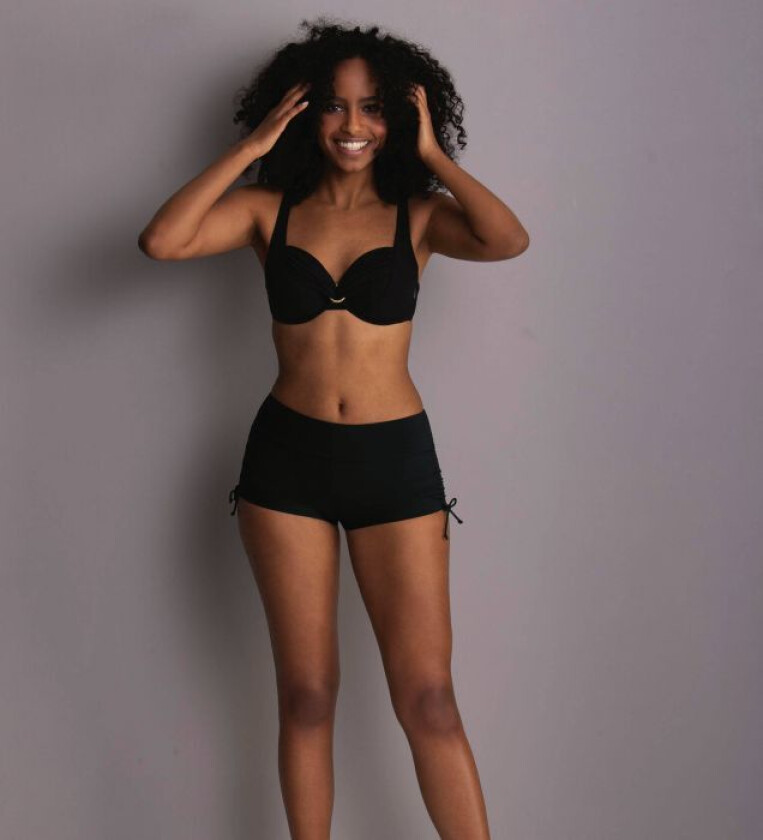 Rosa Faia Nora hipster bikinitruse, svart, Størrelse: 44, Kvinner