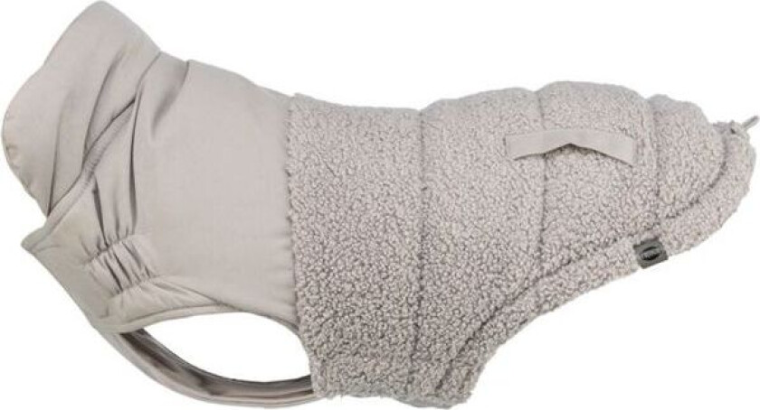 Beige teddy vinterdekken til hund