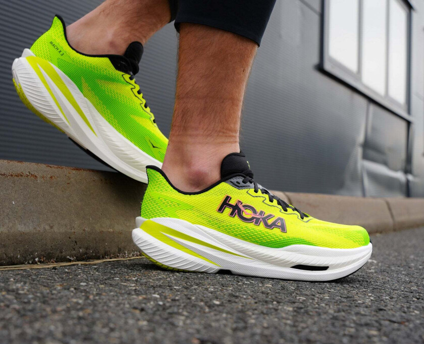 MACH X 3 Herre Neon Hoka Citrus/Neon Lime 47 1/3