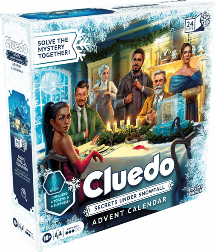 Cluedo: Secrets Under Snowfall Advent Calendar (English)