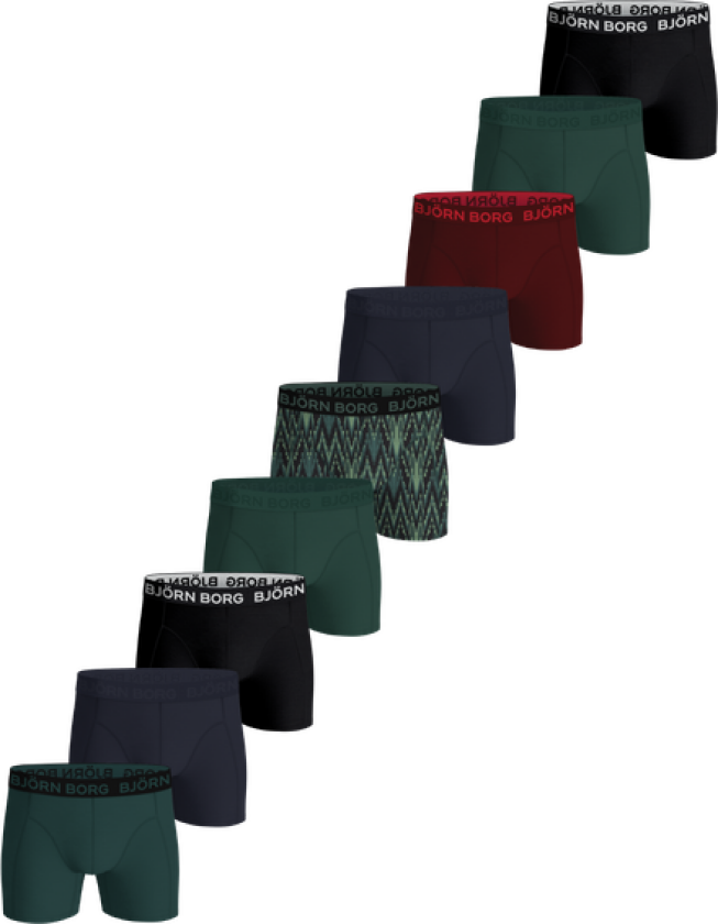 Cotton Stretch Boxers 9-pack