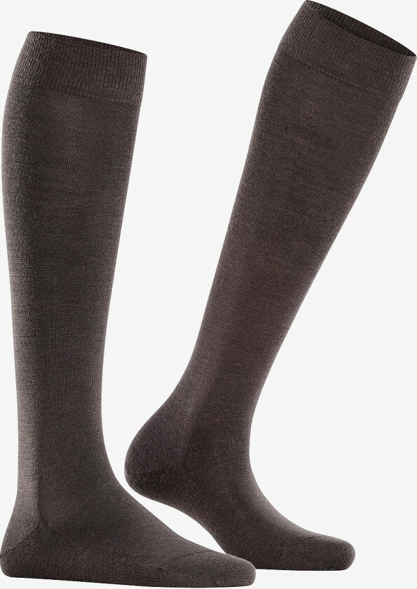 Knestrømper Falke Softmerino KH - Brun
