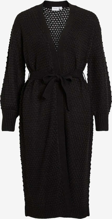 Kardigan viLiomy L/S Long Midi Cardigan/ka - Svart