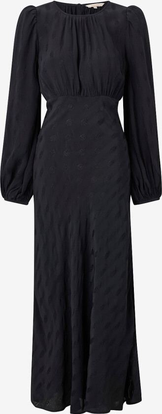 Maxikjole Viscose Midi Dress - Svart
