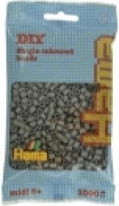 Hama midi perler 1000stk gråbrun