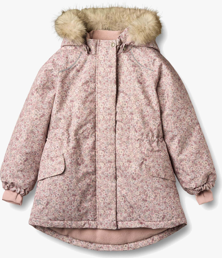 Mathilde Vinterjakke, Rose Dust Flowers, 104 - Barnejakker - Polyester