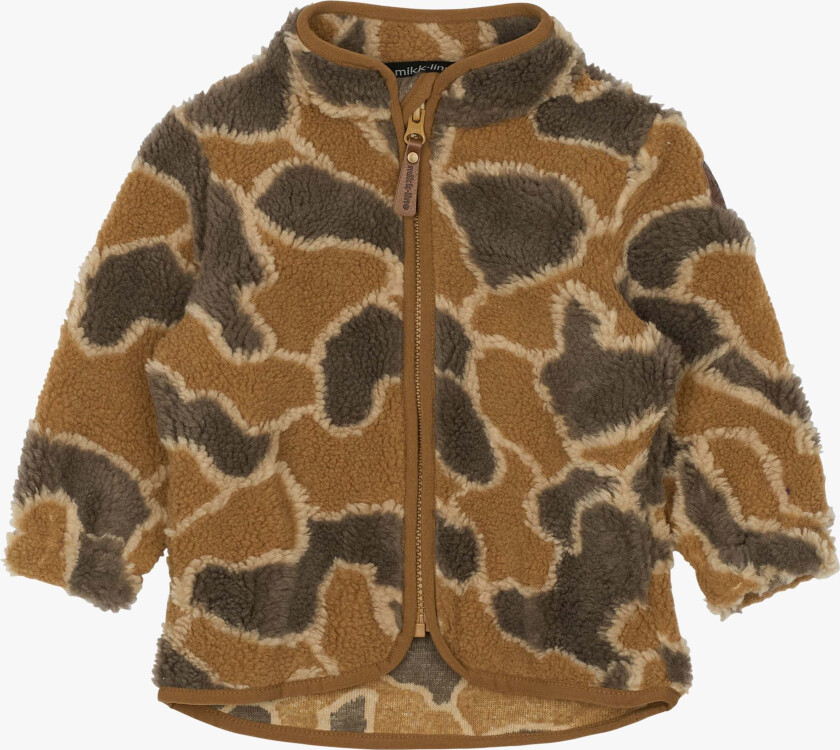 Teddy Fleecejakke, Burlwood, 140 - Fleecejakker & Fleecegensere - 100% Polyester