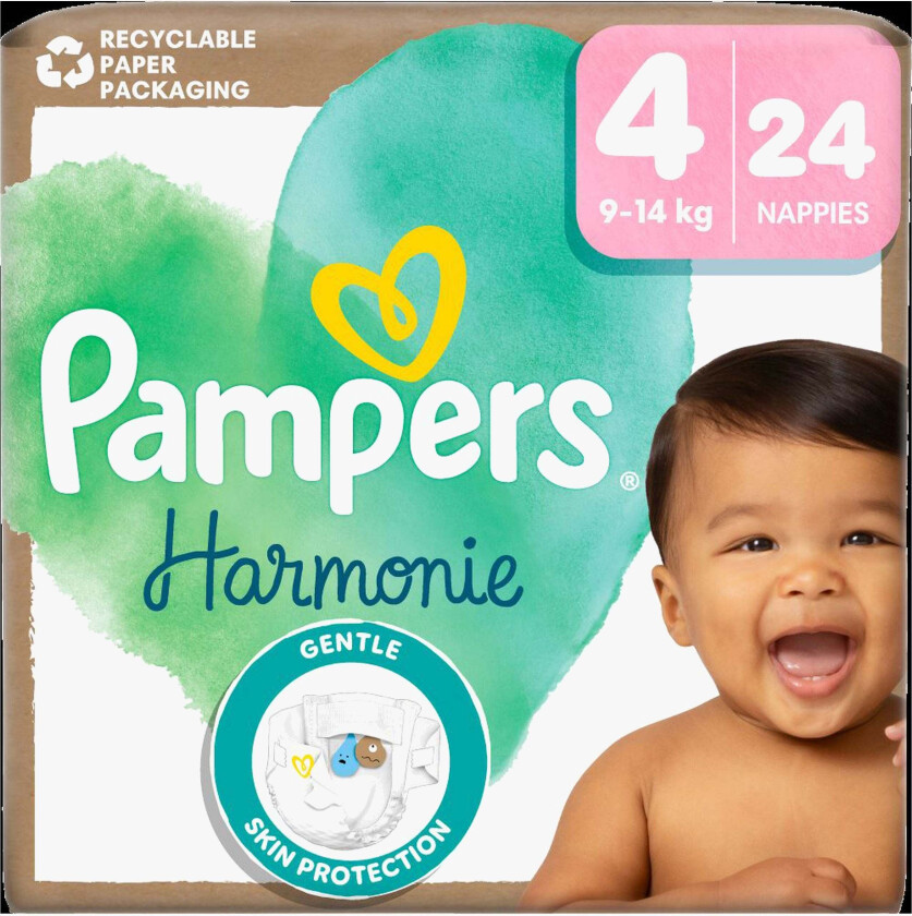 Bilde av Harmonie Bleier Str 4 9-14kg 24-Pakk - Bleier