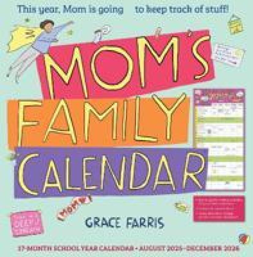 Mom's Family Wall Calendar 2026