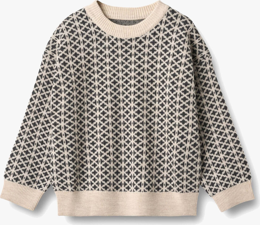 Bilde av Elias Genser, Warm Sand Melange, 98 - Gensere - Bomull