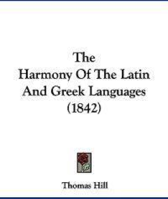 The Harmony of the Latin and Greek Languages