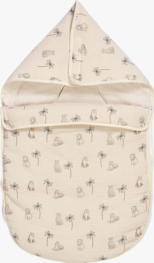 Sovepose med Hette 0-3 Mnd, Savann - Sengetilbehør - 100% Polyester