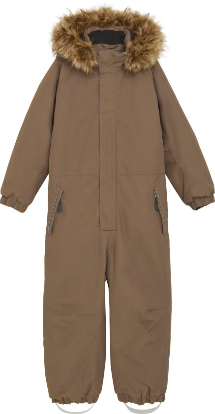 Color Kids Juniors' Coverall With Fake Fur Fossil
