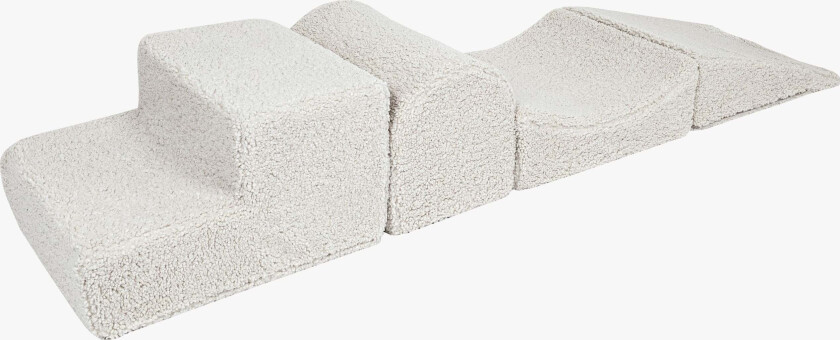 Meowbaby Bearly Shape Sett 4 Elementer, Ecru - Motoriske møbler - Polyester