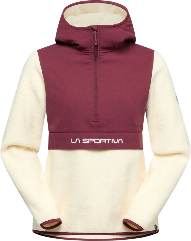 La Sportiva Women's Guidance Sherpa Hoody Chalk/Redwood