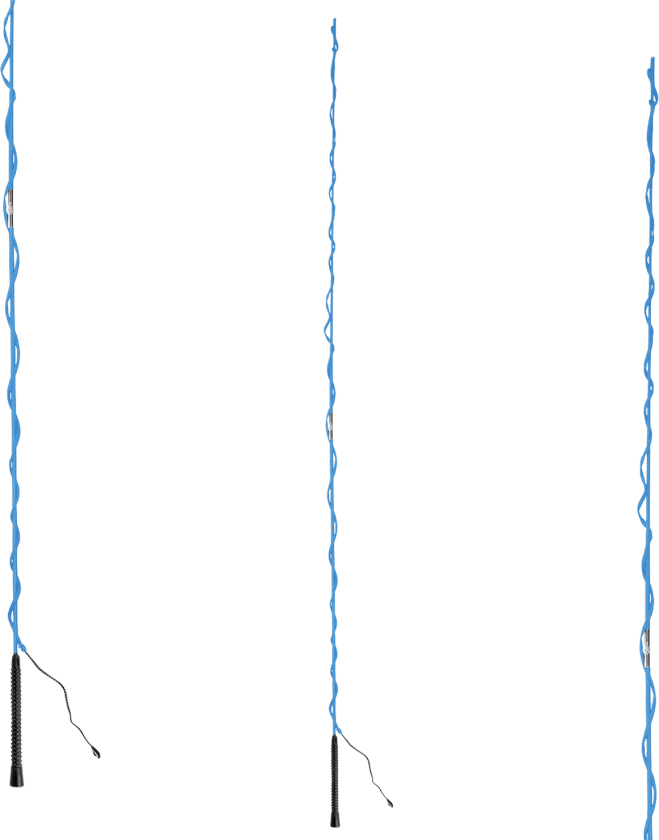 Longespø delt, uten ring - Azure Blue (180)