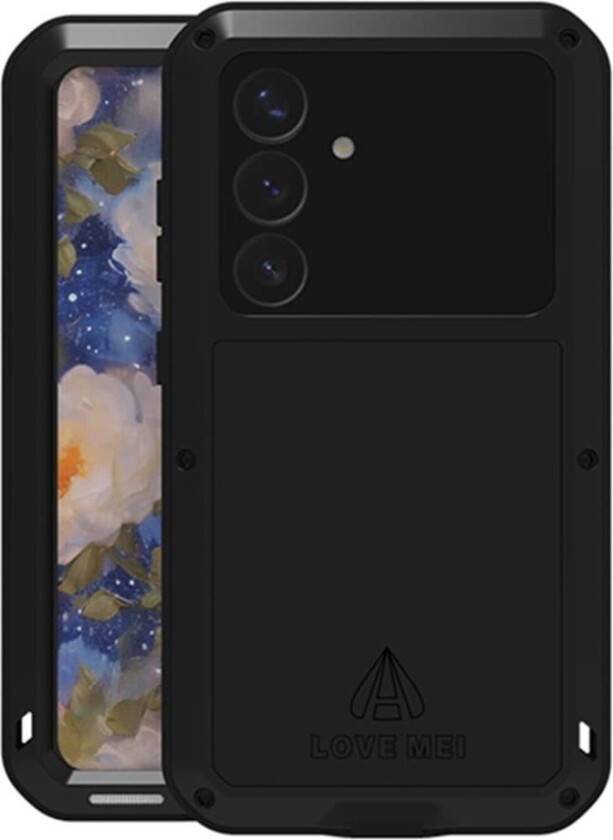 Samsung Galaxy S25 Etui Armour beskyttelsesdeksel Deksel + herdet glass