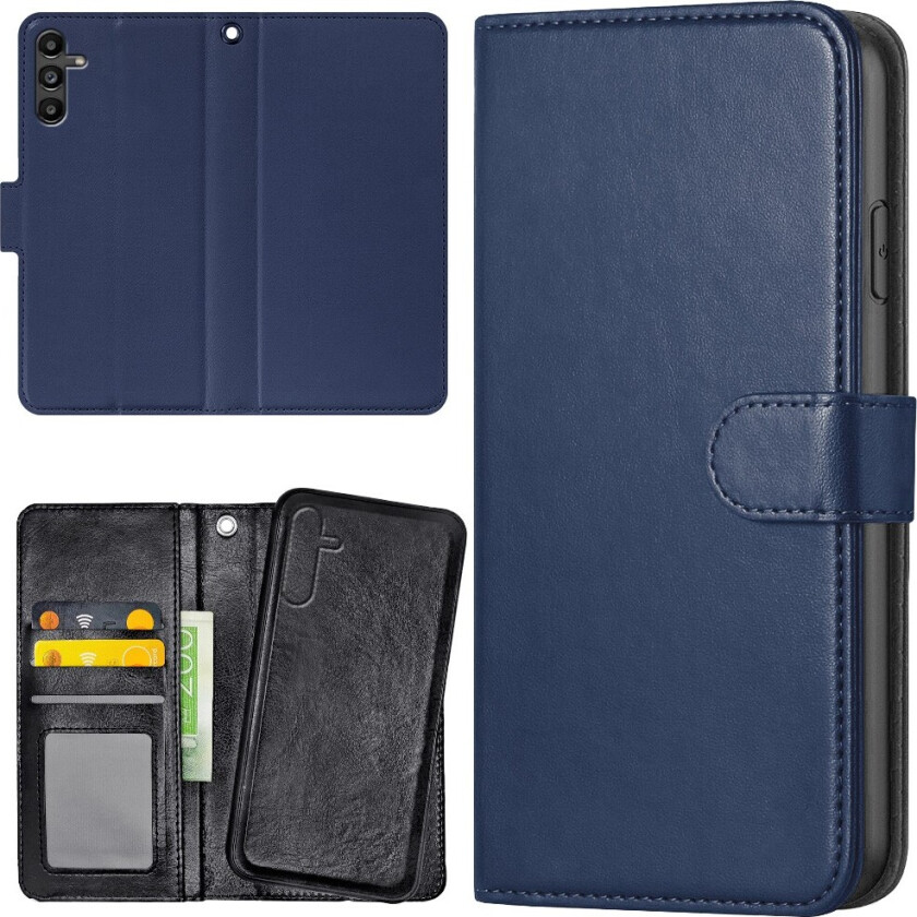 Samsung Galaxy S25 FE - Lommebok Deksel Mørkblå
