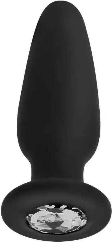 Silicone Anal Plug With Jewel 10,4 cm