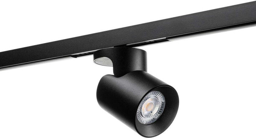 Zip Aneto mini spot for skinne 6,5W 2700 Kelvin Ra90 - Dimbar - Svart