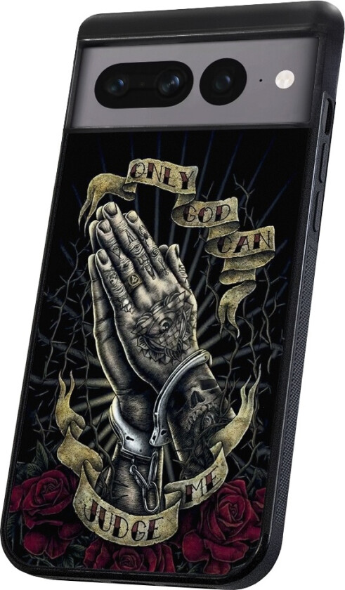 Google Pixel 8 - Deksel/Mobildeksel Only God Can Judge Me