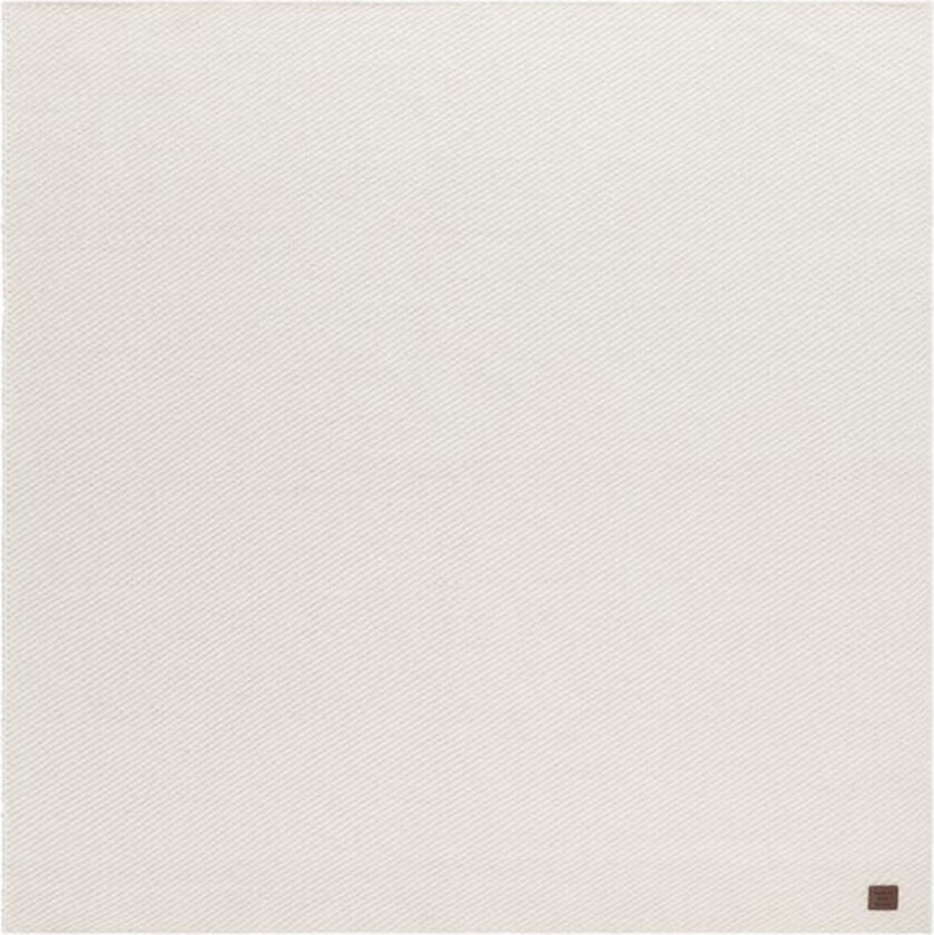 Ullteppe Ekeby Kvadrat - 280x280 cm, Hvit