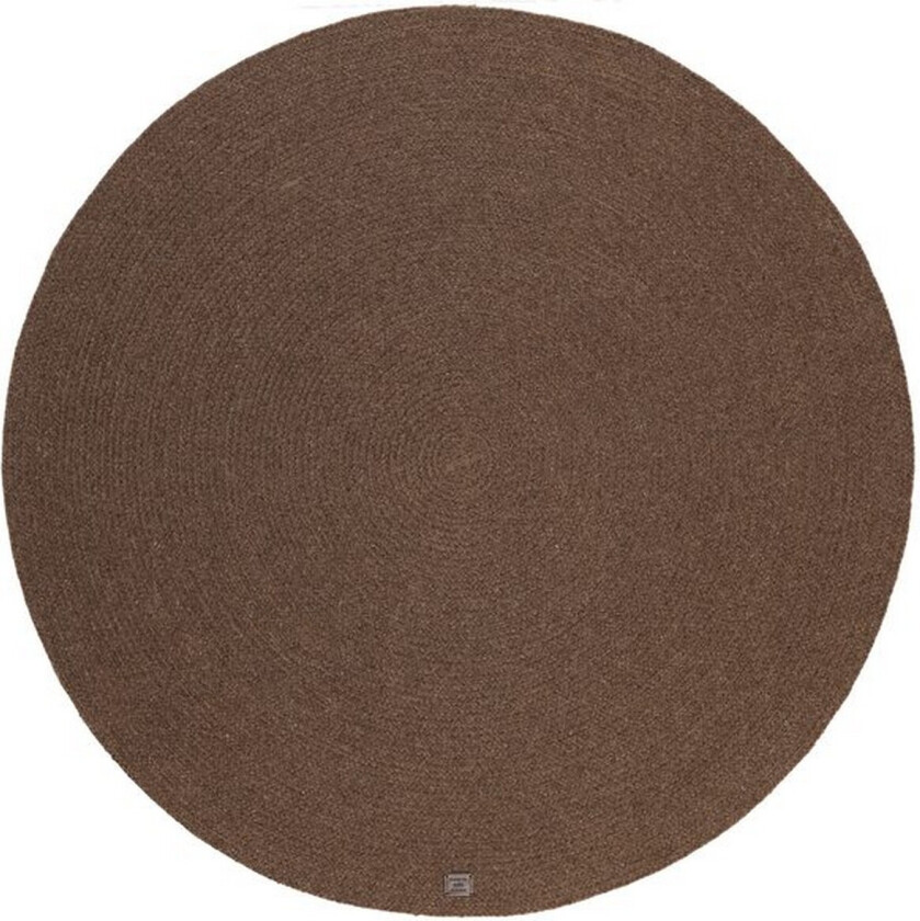 Ullteppe Merino - 160x160 cm, Sjokoladebrun