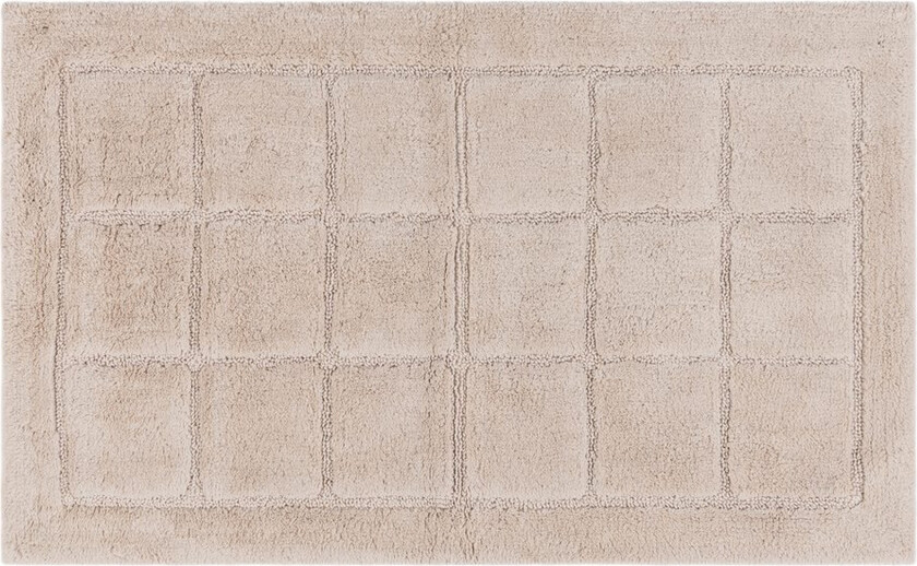 Baderomsmatte Kvadrat - 50x80 cm, Nature
