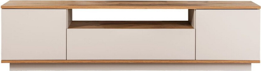 Meni TV-benk 180 cm - Natur/Gul