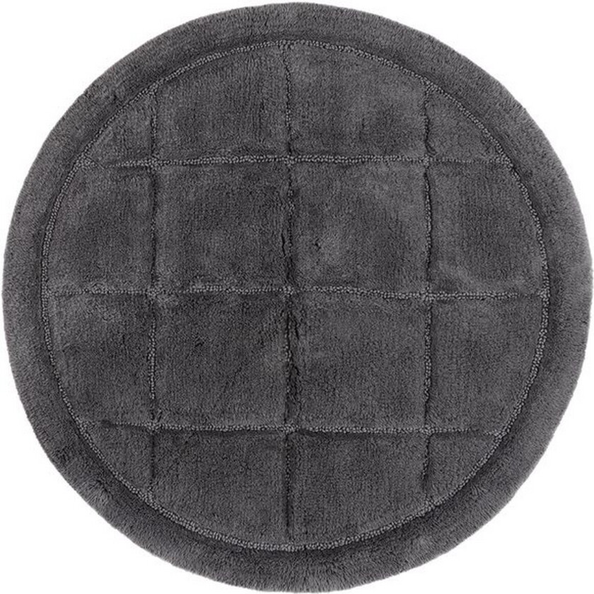 Baderomsmatte Kvadrat - 80x80 cm, Grå