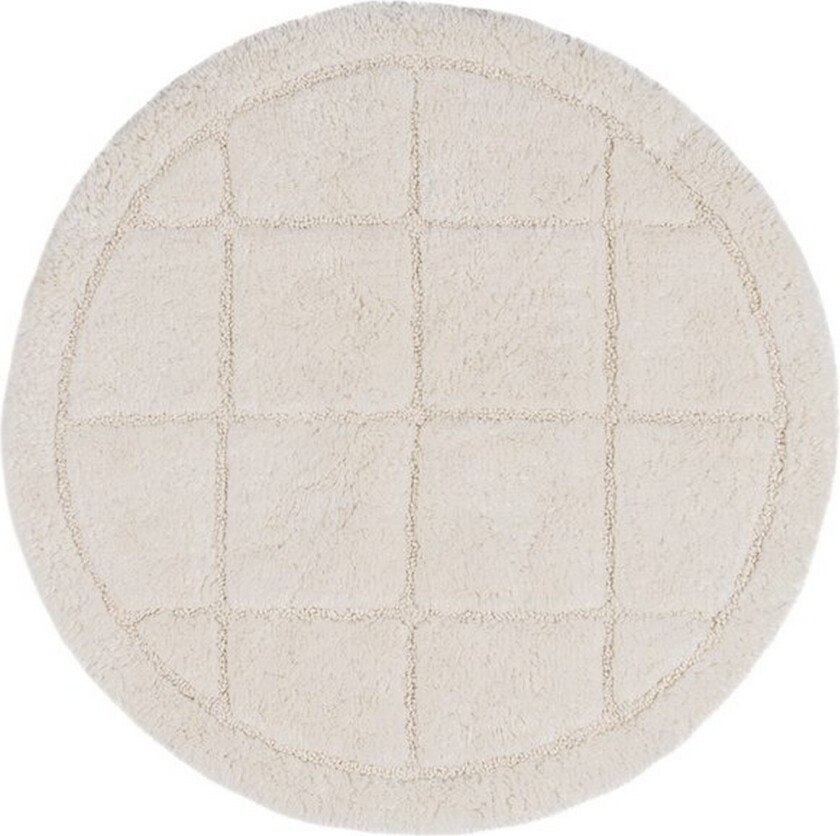 Baderomsmatte Kvadrat - 80x80 cm, Krem