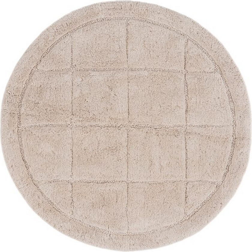 Baderomsmatte Kvadrat - 80x80 cm, Nature