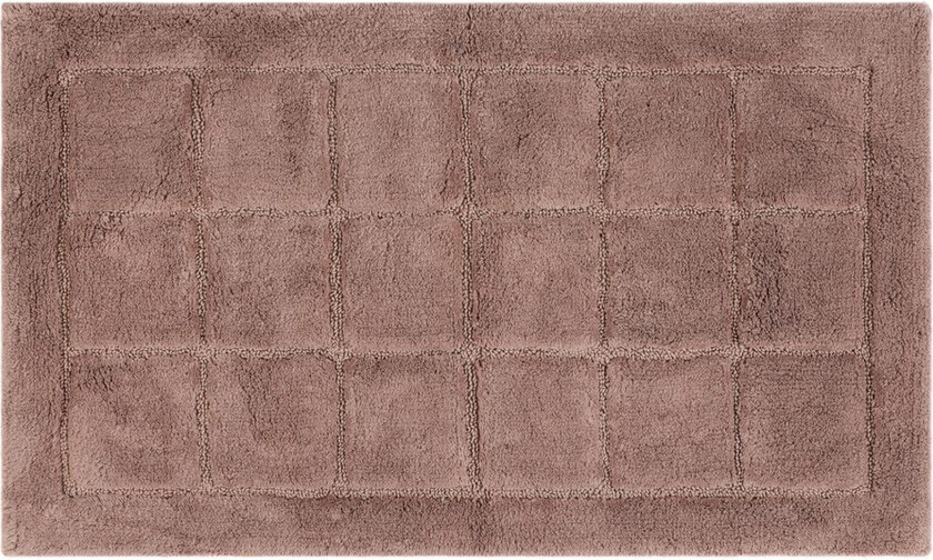Baderomsmatte Kvadrat - 50x80 cm, Støvete Rosa