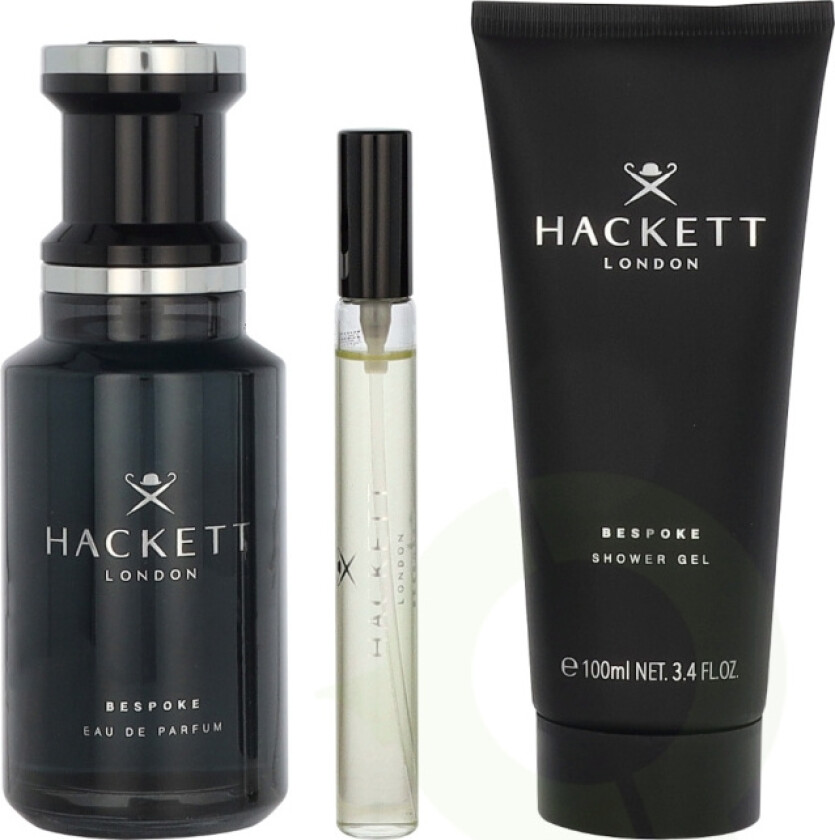 Hackett Bespoke Giftset 210 ml Edp Spray 100 ml/Showergel 100 ml/Travel Spray 10 ml