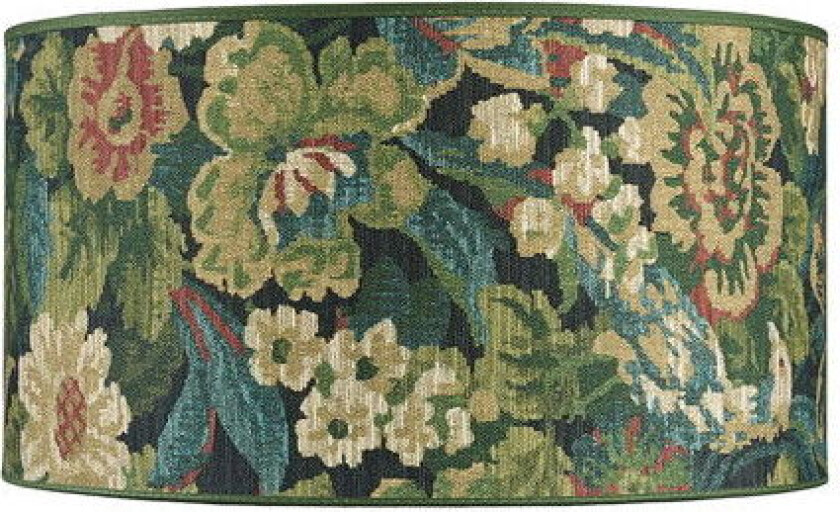 Sylinder lampeskjerm ebonleaf flower