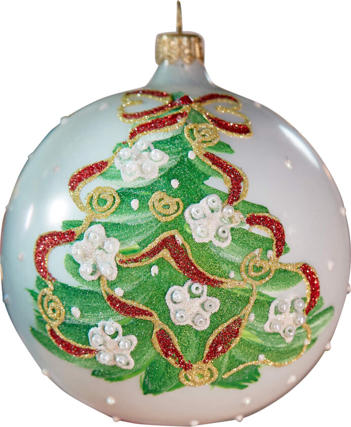 Lux Christmas Tree julekule 10cm