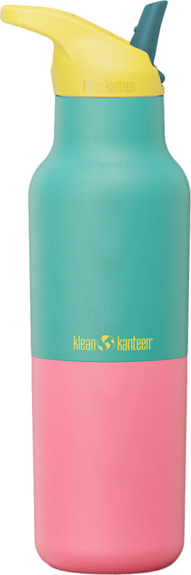 Rise Classic drikkeflaske med sportslokk 473 ml, Turquoise Kaleidoscope