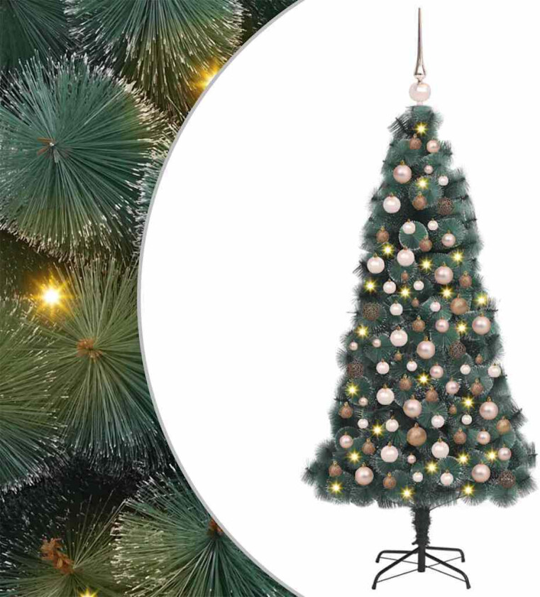 Kunstig juletre med stativ grønn 30 x 30 x 120 cm PET