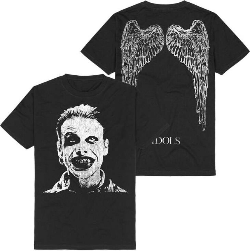T-skjorte - Idols Wings - S til 3XL - Herrer - svart