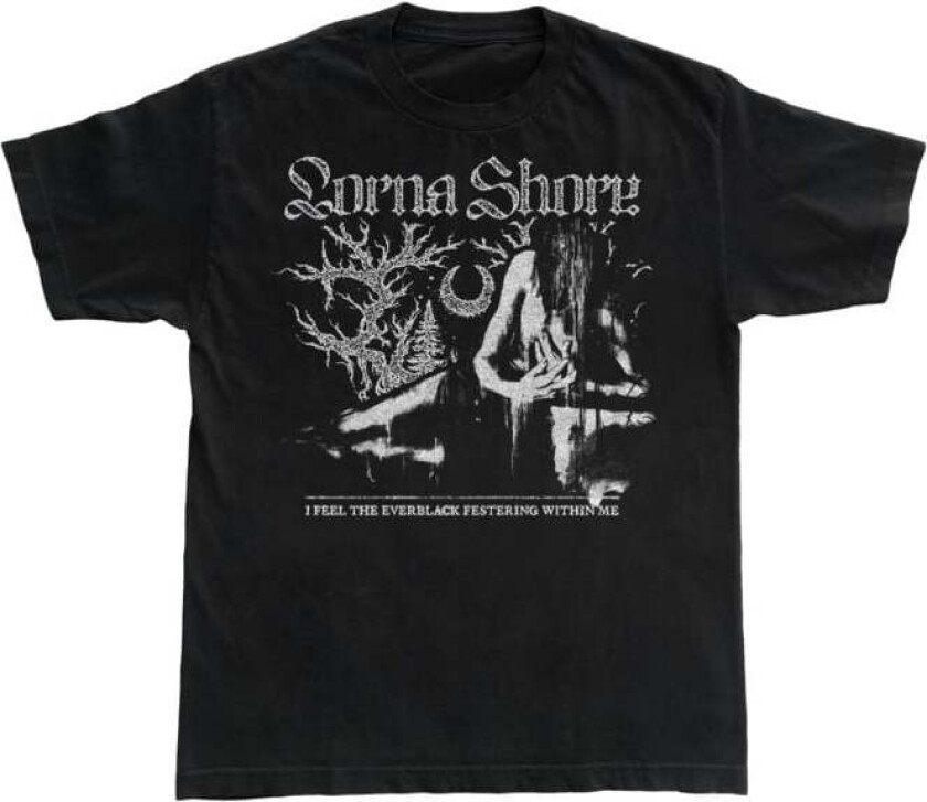 T-skjorte - Everblack - S til XL - Herrer - svart