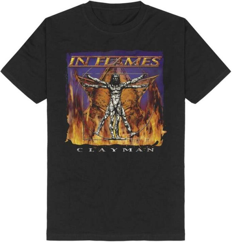 T-skjorte - Clayman Cover - S til 3XL - Herrer - svart