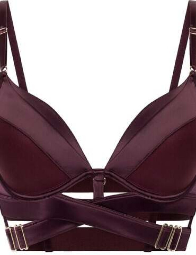 Vatterte longline push-up bøyle-bh Colette Lilla